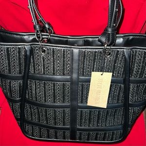 Black & Silver Logo. NWT